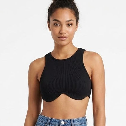 Top tipo brasier negro - 165426082