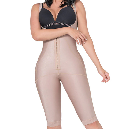 FAJA HASTA RODILLA ESPALDA ALTA MEDIANA COMPRESION 012841