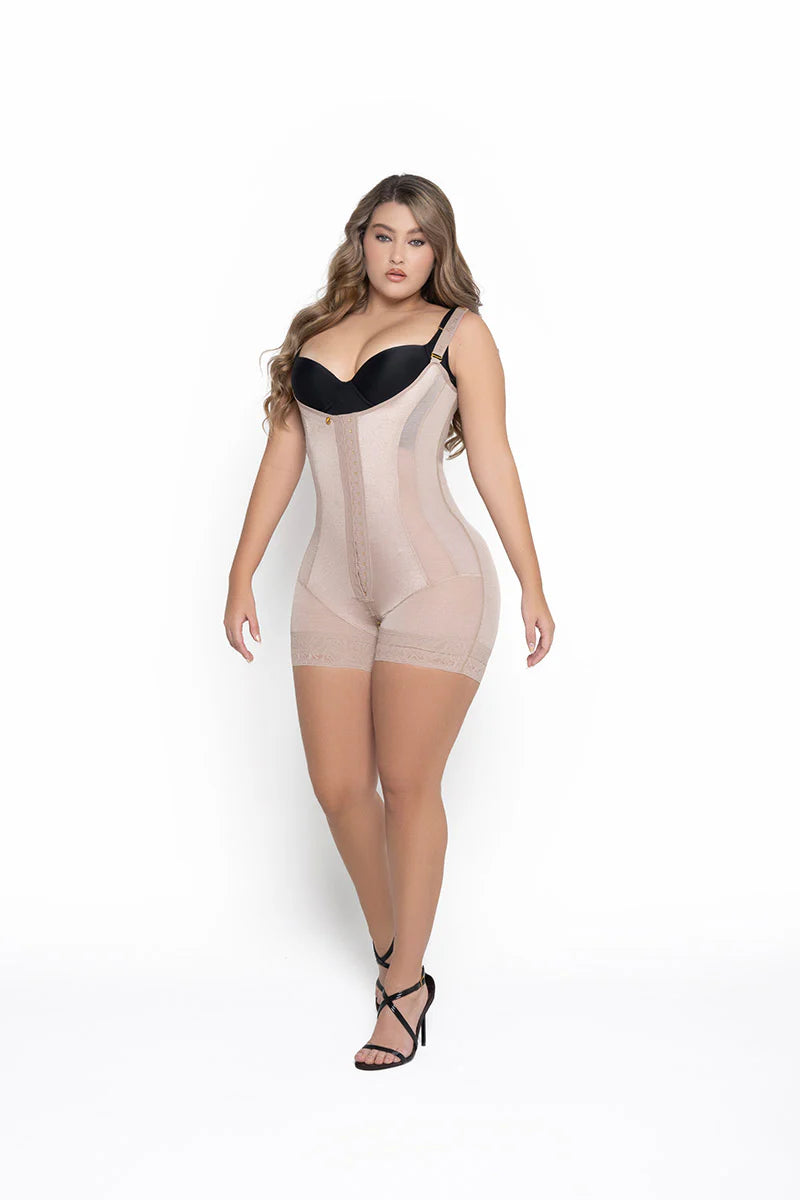 FAJA LUXURY EXTRA CORTA ESPALDA ALTA 2 BROCHES - 502631