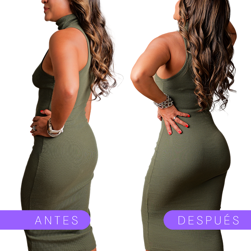 Faja Espalda Alta a la Rodilla Cierre abdominal 072841