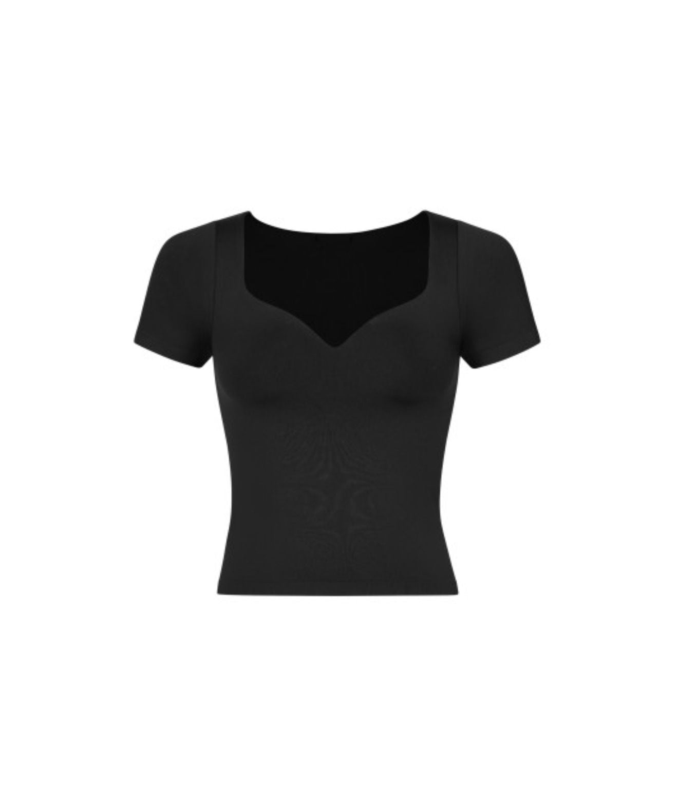 Top básico cuello corazón - 1537