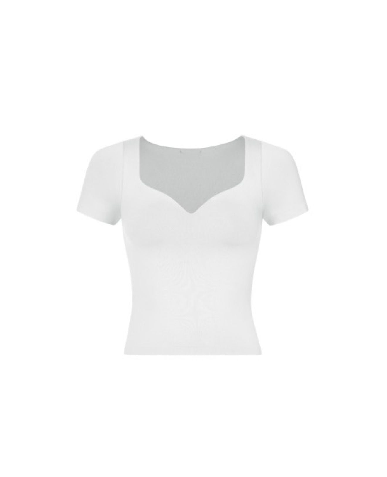 Top básico cuello corazón - 1537