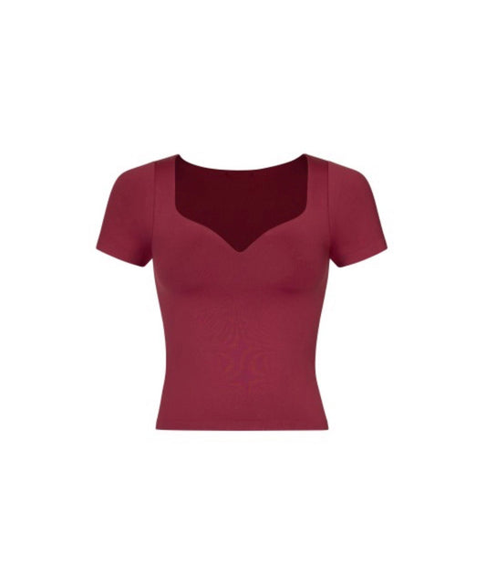 Top básico cuello corazón Ref. 1537