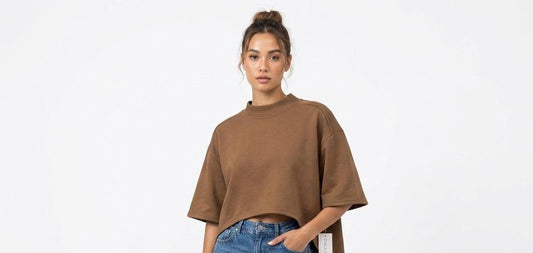 Crop top marrón - BT-25094