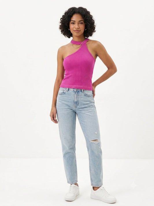 Top asimétrico magenta - E5561258