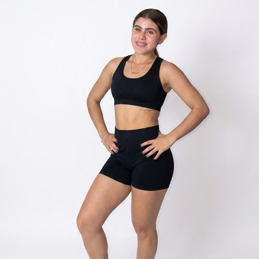 SET DEPORTIVO BRA Y SHORT NEGRO - YTS90SET-BLACK