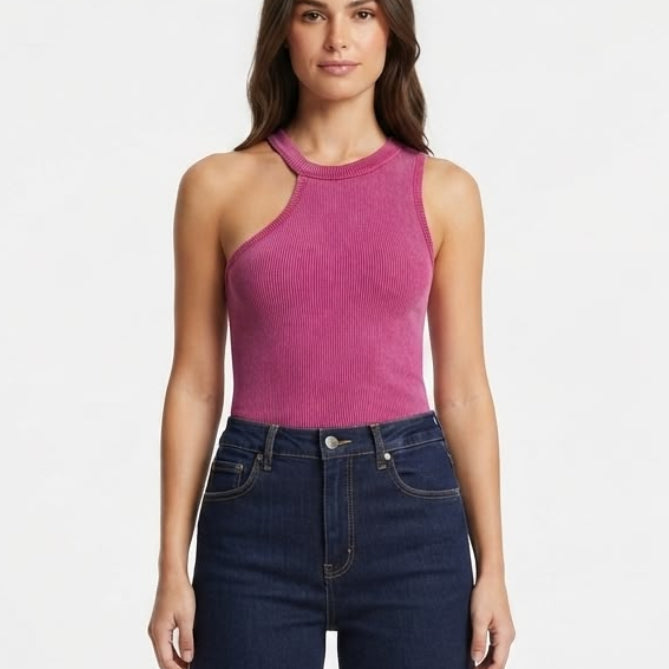 Top asimétrico magenta - E5561258