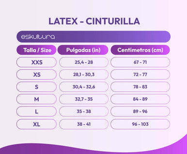 CINTURILLA DEPORTIVA DE LATEX TIPO CHALECO 292290