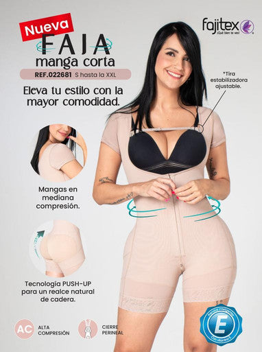 FAJA MANGA CORTA MEDIA PIERNA